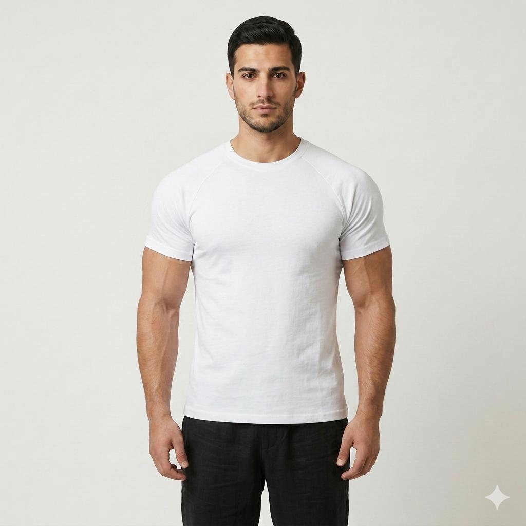 Tycoon Premium Cotton Raglan Basic T-Shirt